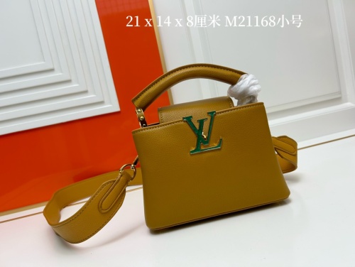 Louis Vuitton Fashion Elegant Letter Handbag Crossbody Bag Size: 21 x 14 x 8 CM