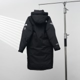 The North Face Fashion Classic Double Zipper Long Hooded Down Jacket