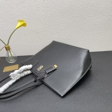 Burberry Classic Leather Tote Bag Shoulder Bag Size: 34 x 14 x 28 CM