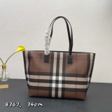 Burberry Classic Leather Tote Bag Shoulder Bag Size: 34 x 14 x 28 CM