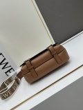 Loewe New Classic Logo Cowhide Jacquard Shoulder Strap Shoulder Bag Crossbody Bag Size: 24.5 x 18 x 10.5 CM