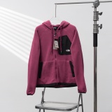 The North Face New Fashion Couple Outdoor Hooded Suede Jacket