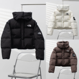 The North Face Detachable Sleeve 2-in-1 Hooded Short Down Jacket