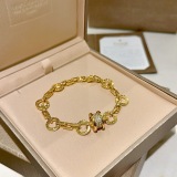 Bvlgari New Couple Fashion Diamond Set Transport Bead Bracelet