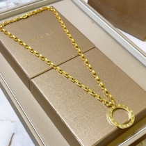 Bvlgari New Couple Fashion Simple Versatile Necklace Bvlgari New Couple Fashion Simple Versatile Necklace