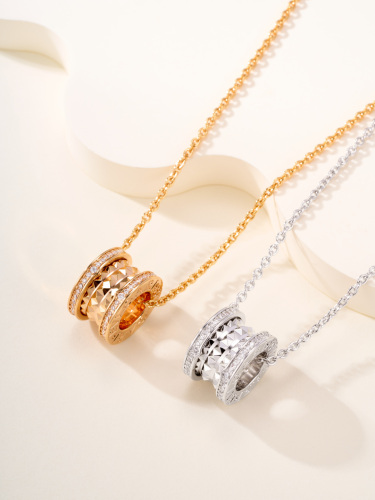 Bvlgari New Couple Fashion Diamond Set Shipping Bead Necklace