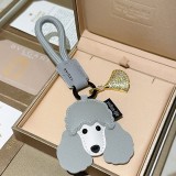 Bvlgari New Fashion Full Diamond Skirt Dog Bag Pendant Keychain