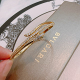 Bvlgari New Fashion Diamond Set Serpentine Bracelet