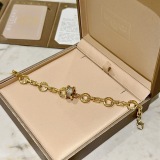 Bvlgari New Couple Fashion Diamond Set Transport Bead Bracelet