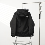 The North Face New Couple Fashion Embroidered Hooded Down Coat