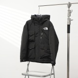 The North Face New Couple Fashion Embroidered Hooded Down Coat