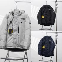 The North Face New Embroidery Logo Double Zipper Hooded Down Coat The North Face New Embroidery Logo Double Zipper Hooded Down Coat
