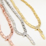 Bvlgari New Fashion Diamond Set Serpentine Collar