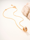 Bvlgari New Couple Fashion Diamond Set Shipping Bead Necklace