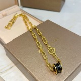 Bvlgari New Couple Fashion Versatile Transport Bead Necklace