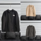 The North Face Fashion Solid Embroidered Logo Hooded Windbreaker