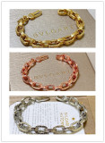 Bvlgari New Couple Fashion Logo Versatile Bracelet