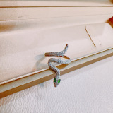 Bvlgari New Personalized Full Diamond Serpentine Ring