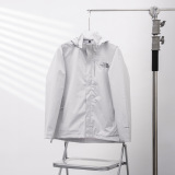 The North Face New Fashion Couple Embroidered Hooded Climbing Jacket
