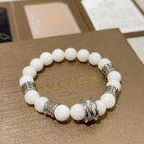 Bvlgari New Couple Fashion Multi Element Natural White Clam Bracelet