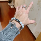 Bvlgari New Couple Retro Natural White Clam Bracelet