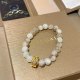 Bvlgari New Couple Fashion Natural Crystal Explosive Bead Bracelet