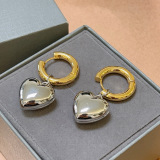 Balenciaga New Fashion Versatile Love Pendant Earrings