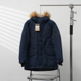 The North Face Expedition Solid Hooded With Fur Collar Down Jacket