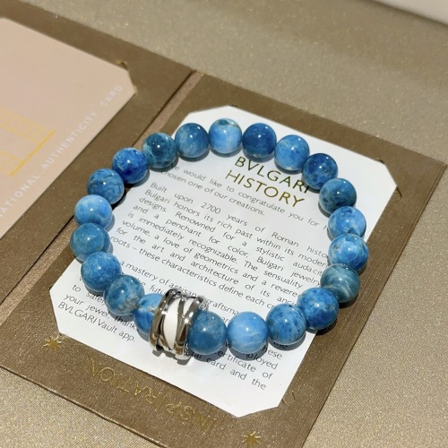Bvlgari New Couple Fashion Natural Sea Stone Bracelet