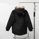 The North Face Expedition Solid Hooded With Fur Collar Down Jacket