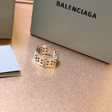 Balenciaga New Couple Fashion Hollow BB Ring