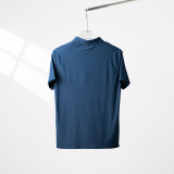 The North Face Fashion Embroidered Solid Ice Silk Polo Short Sleeved T-shirt