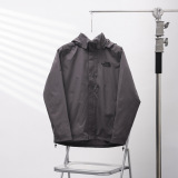 The North Face New Fashion Couple Embroidered Hooded Climbing Jacket