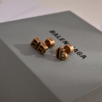Balenciaga New Fashion Retro Asymmetric Earrings