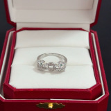 Cartier New Fashion Diamond Set Double Leopard Ring