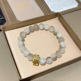 Bvlgari New Couple Fashion Natural Crystal Explosive Bead Bracelet