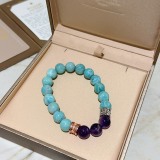 Bvlgari New Couple Fashion Personality Natural Tianhe Stone Bracelet