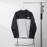 The North Face Fashion ouple Embroidered Logo Hooded Windbreaker
