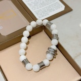 Bvlgari New Couple Fashion Multi Element Natural White Clam Bracelet