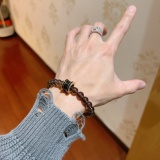Bvlgari New Fashion Transfer Bead Natural Tea Crystal Bracelet