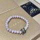 Bvlgari New Fashion Transit Bead Natural Purple Cloud Stone Bracelet