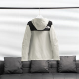 The North Face Double Zipper Embroidered Hooded Mountain Climbing Jacket