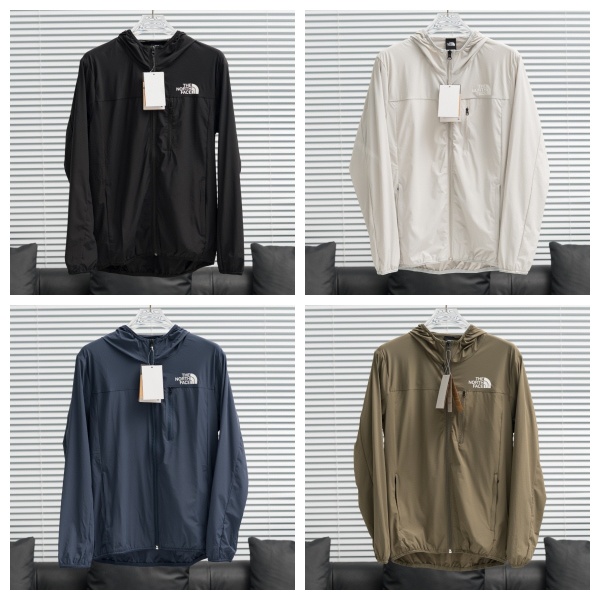 The North Face Fashion Embroidery Printed Hooded Sun Protection Clothing