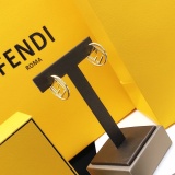 Fendi New Fashion Round FF Smooth Earrings