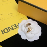Fendi Fashion Personalized Diamond Studded F Earrings