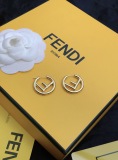 Fendi New Fashion Round FSmooth Earrings
