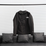 The North Face Double Zipper Embroidered Hooded Mountain Climbing Jacket