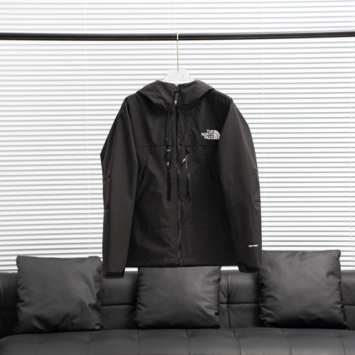 The North Face Double Zipper Embroidered Hooded Mountain Climbing Jacket