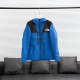 The North Face Double Zipper Embroidered Hooded Mountain Climbing Jacket