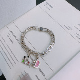 Dior Retro Rock Punk Thai Silver Bracelet